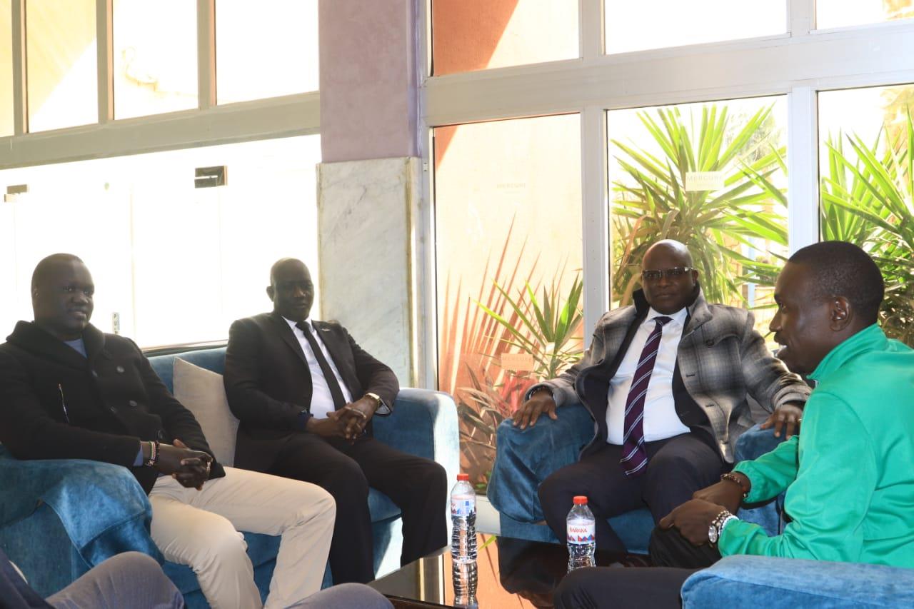 سفير جنوب السودان يطمئن على استعدادات منتخب بلاده للمشاركة في أمم أفريقيا 