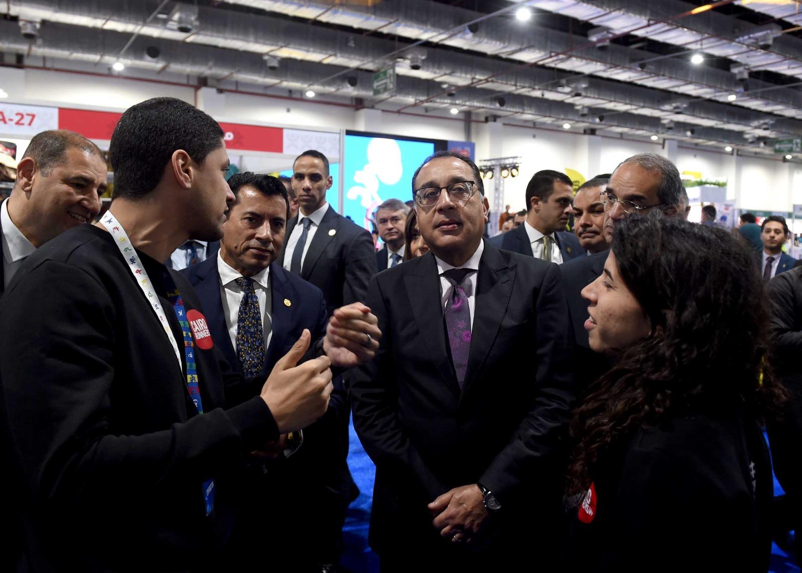 رئيس الوزراء يفتتح أول معرض ومؤتمر رياضي عالمي في مصر " سبورتس إكسبو 2023" بمركز المنارة للمؤتمرات