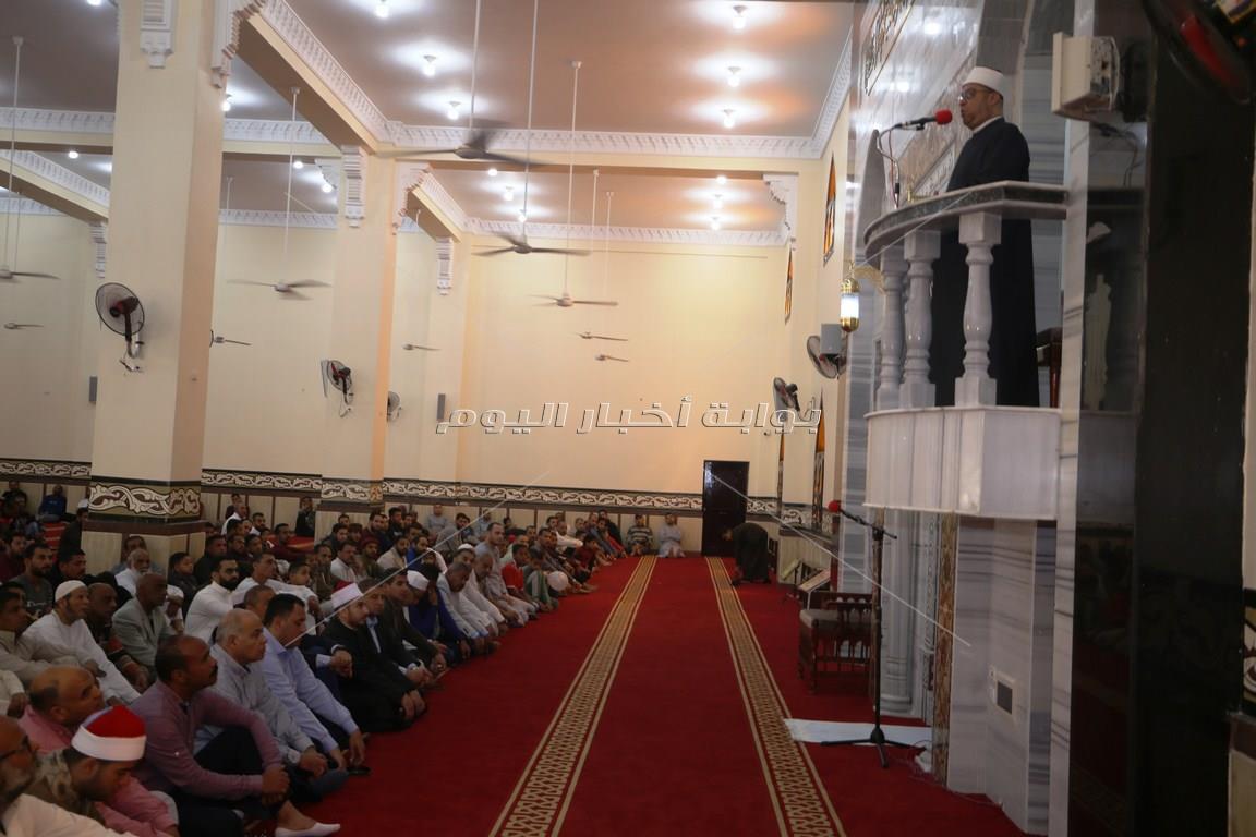 افتتاح مسجد اهل بدر بمدينة أحمد زويل في السويس