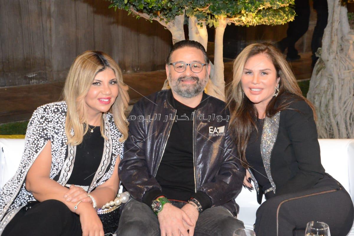 نيكول سابا وليلى علوي وخالد سليم في سحور رمضاني بالتجمع