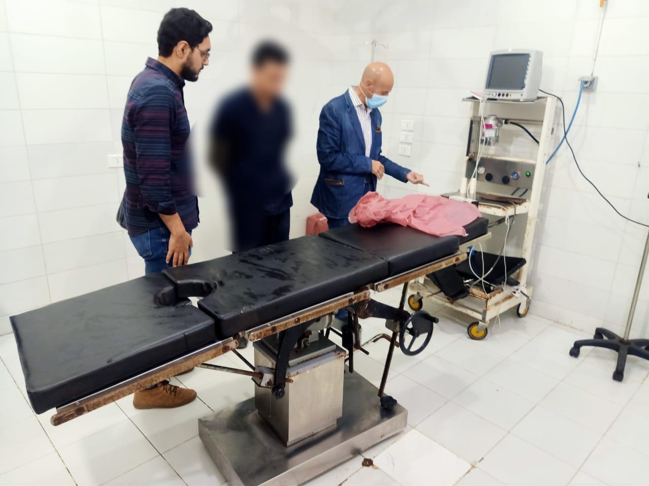  غلق وتشميع مستشفى  خاص بمركز ابو حماد. بالشرقية  تدار بدون ترخيص   وبكامل طاقتها