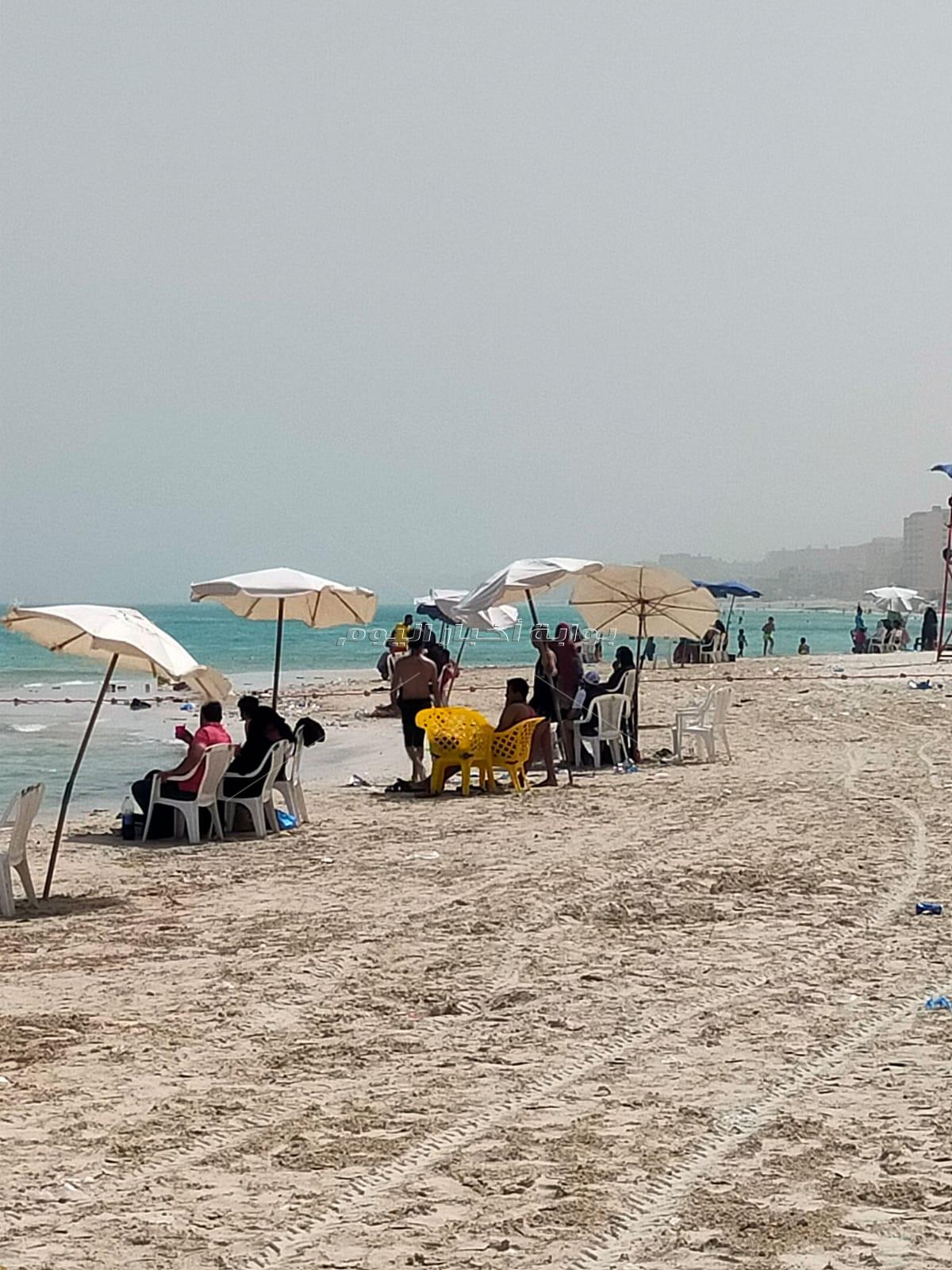 الرايات الخضراء ترفرف على شواطئ الإسكندرية
