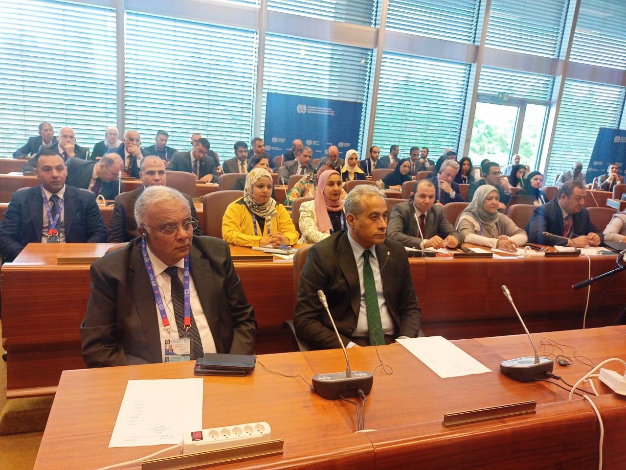 وزير العمل يشارك في الاجتماع التنسيقي للمجموعة العربية بمؤتمر جنيف