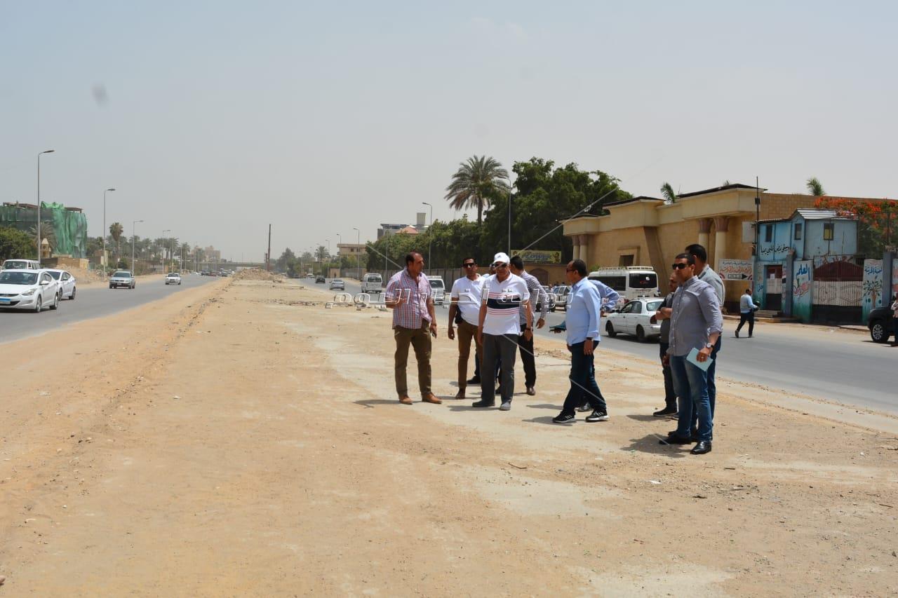 محافظ الجيزة يتفقد نسب التنفيذ بمشروع تغطية ترعة المنصورية بدءًا من حدودها بحي الهرم