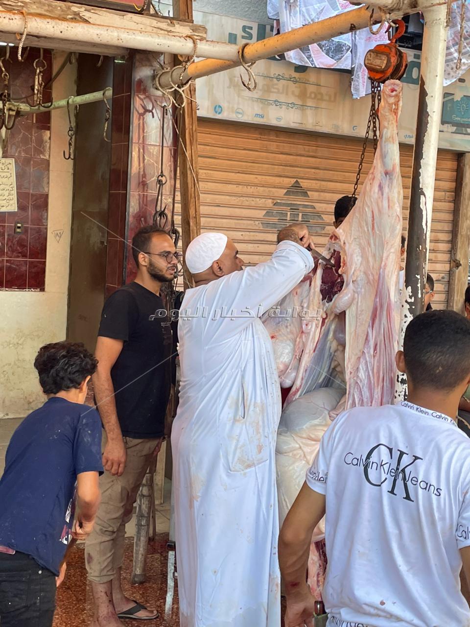 في ثان أيام عيد الأضحى المبارك.. إقبال المواطنين على ذبح الأضاحي بالإسماعيلية