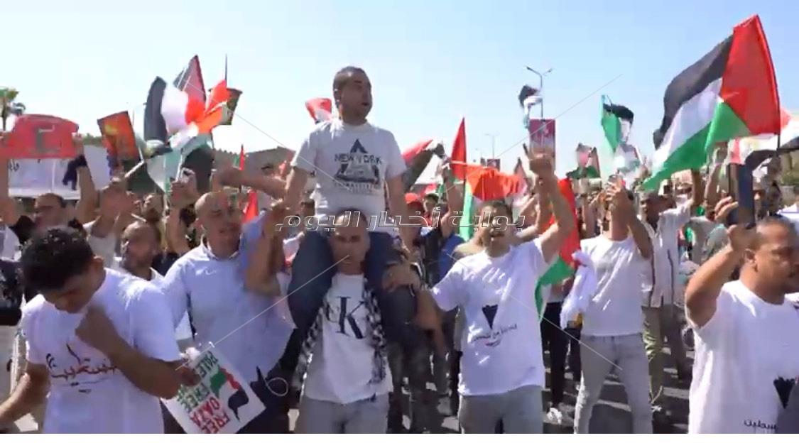 مظاهرات حاشدة بالشرقية.. للتنديد بالعدوان الإسرائيلي على غزة
