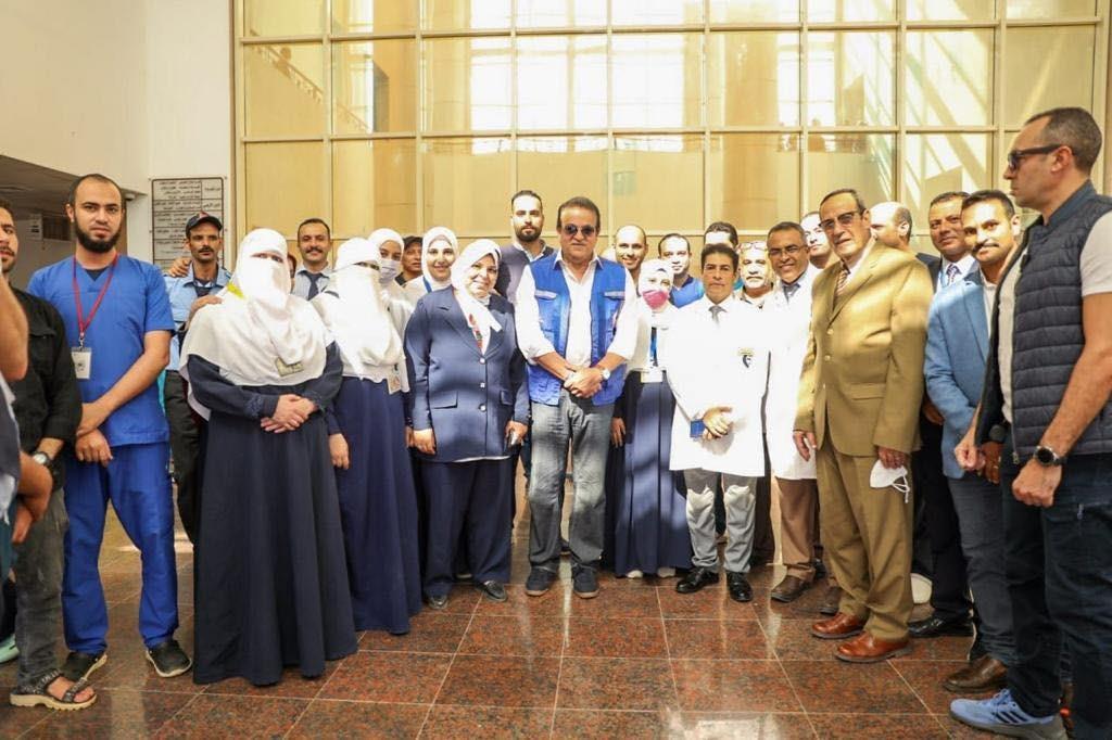 في زيارة هامة لوزير الصحة لمستشفيات شمال سيناء 