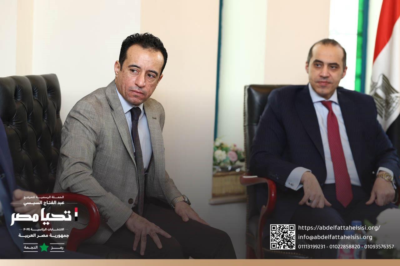 الحملة الرسمية للمرشح الرئاسي عبد الفتاح السيسي تزور رئاسة الطائفة الإنجيلية بالقاهرة