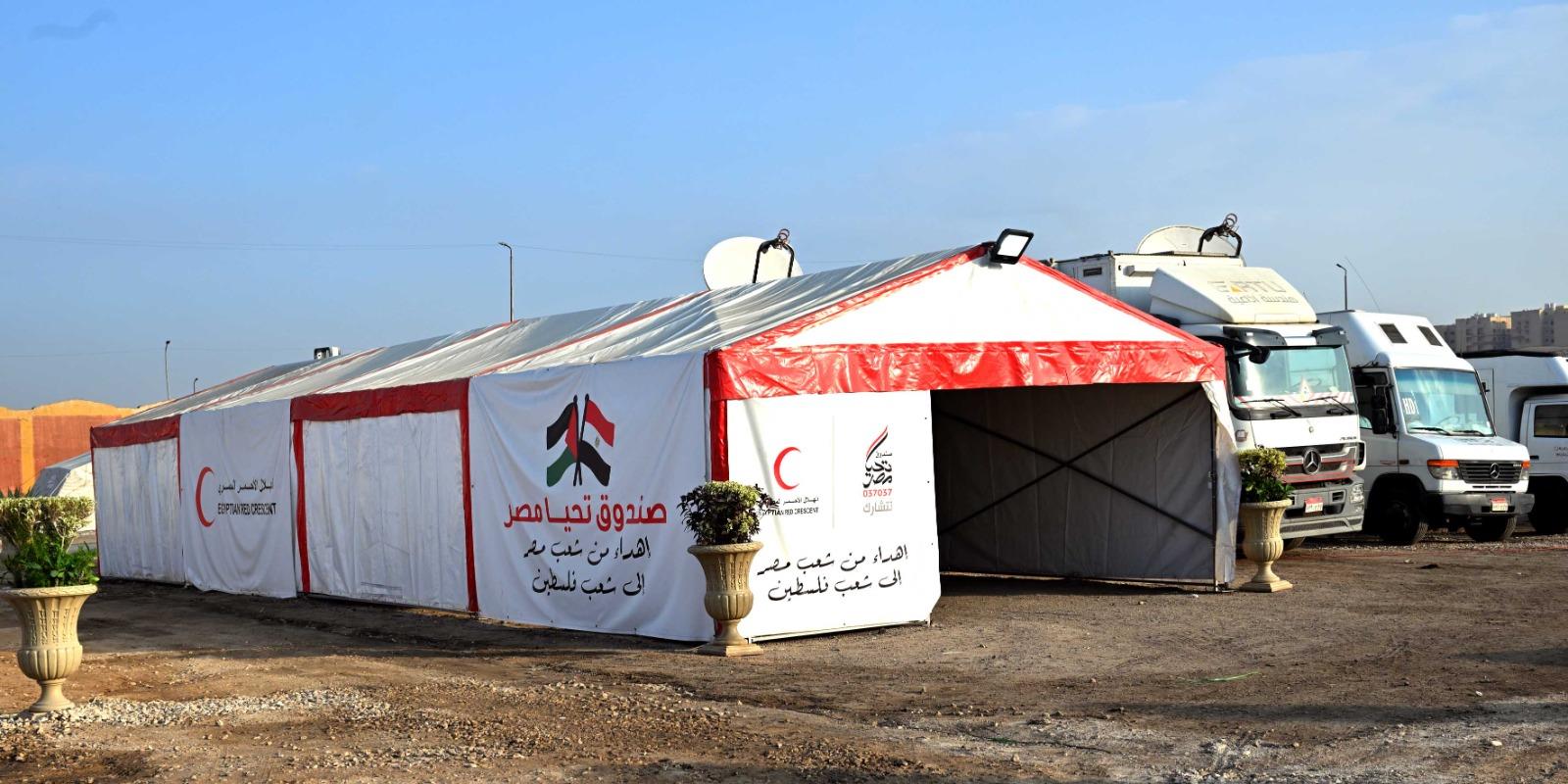 رئيس الوزراء يطلق أكبر قافلة مساعدات إنسانية شاملة للأشقاء الفلسطينيين في غزة من "صندوق تحيا مصر"