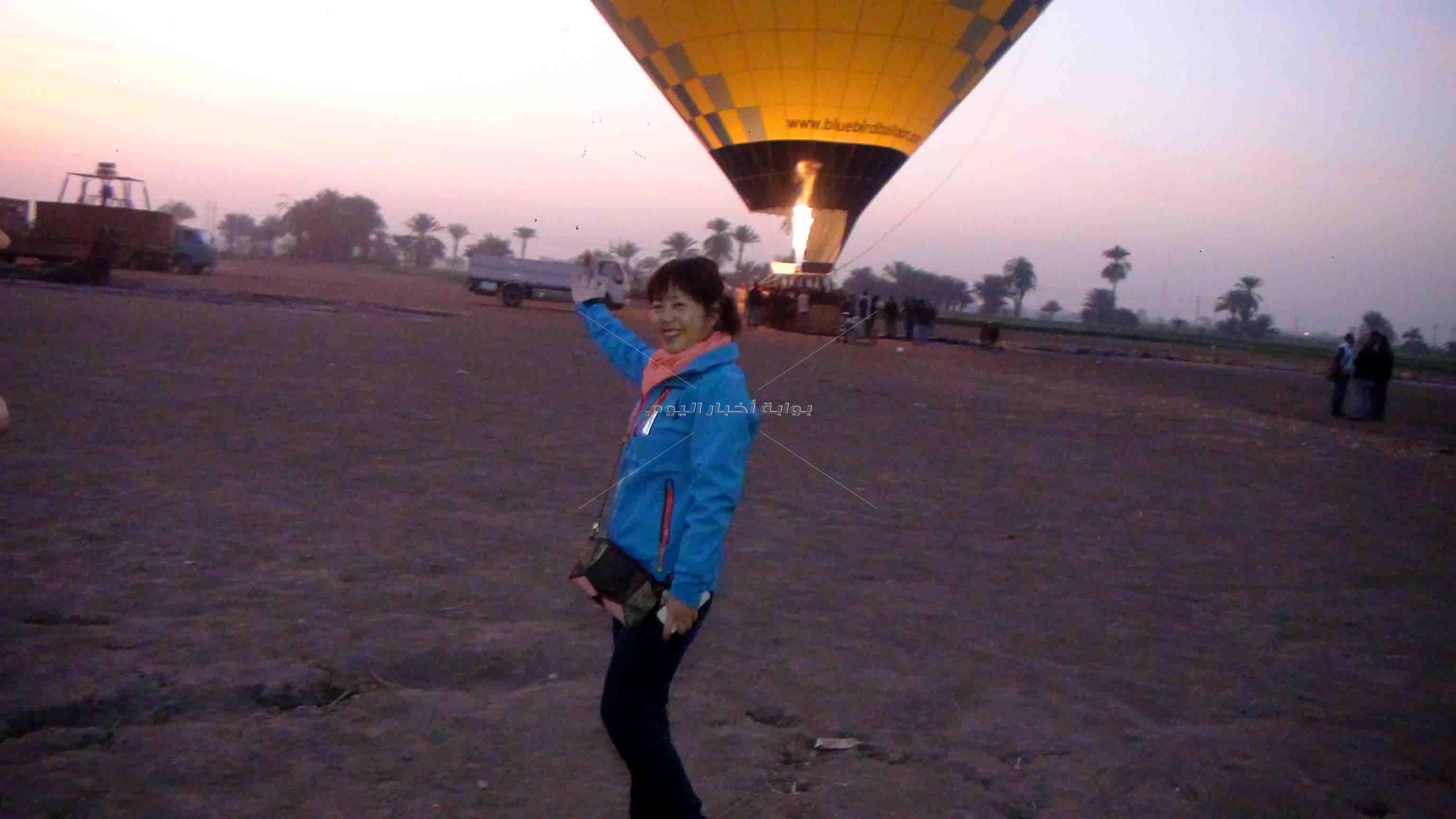 الأقصر تتفرد بين كل المقاصد السياحية المصرية بوجود البالون الطائر فى سمائها