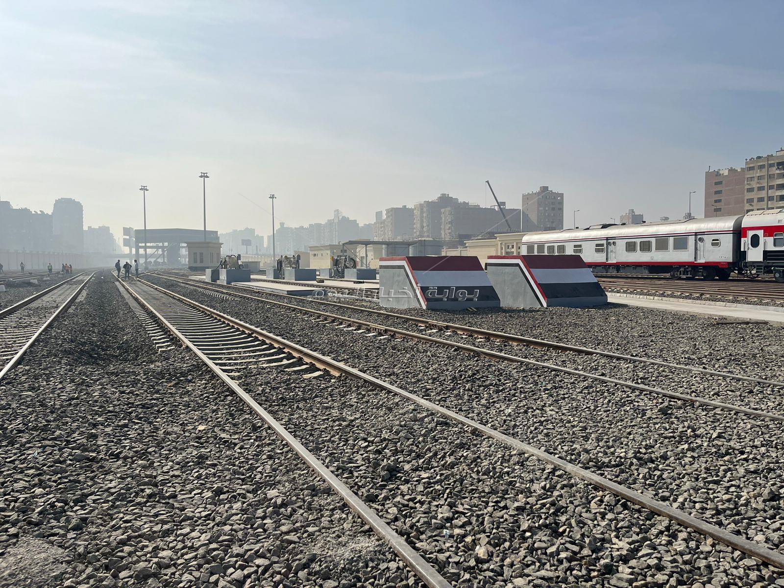 اللمسات الأخيرة لافتتاح محطة قطارات الصعيد في بشتيل