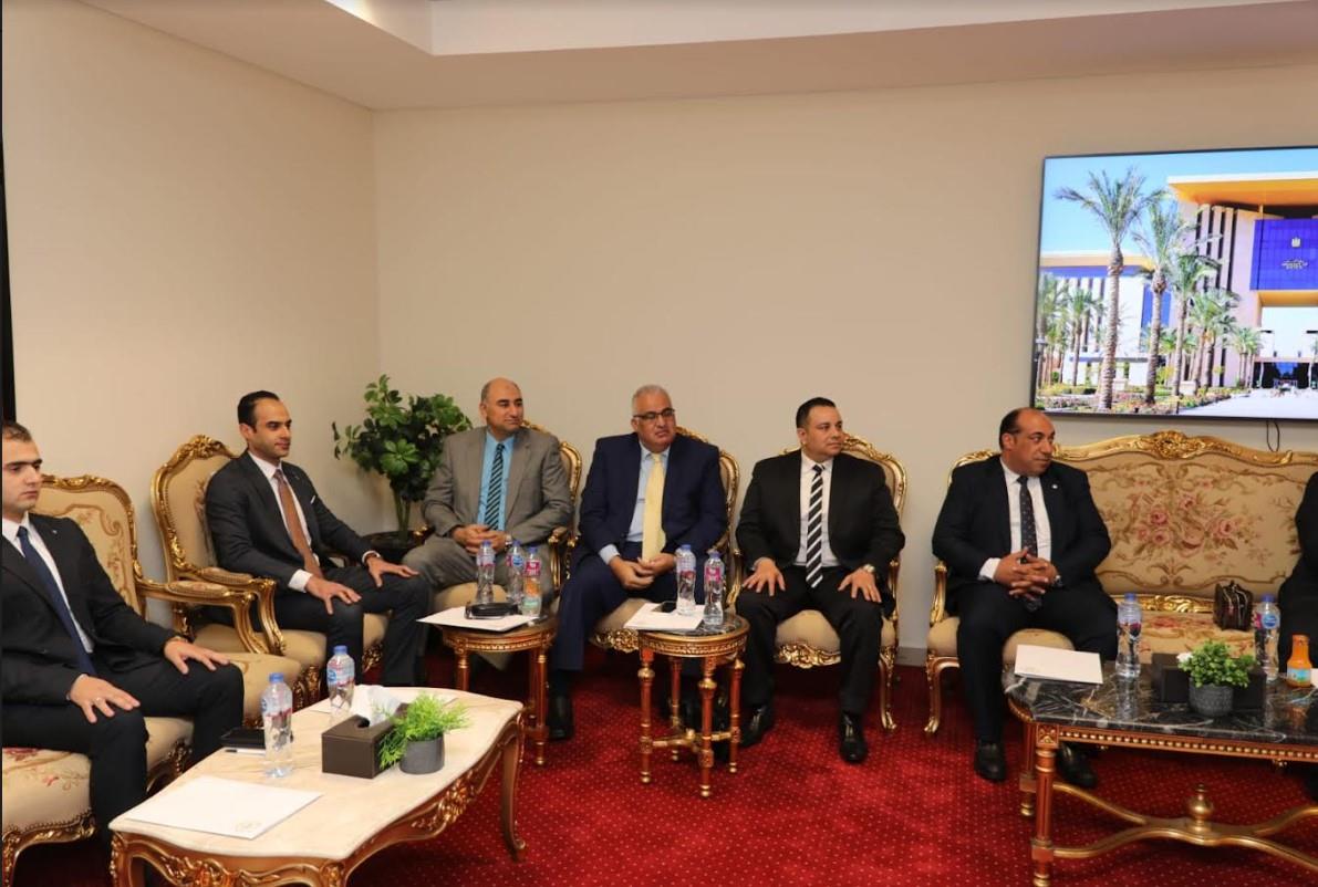 المستشار عمر مروان- وزير العدل يلتقي مجلس إدارة نادي قضاة بورسعيد