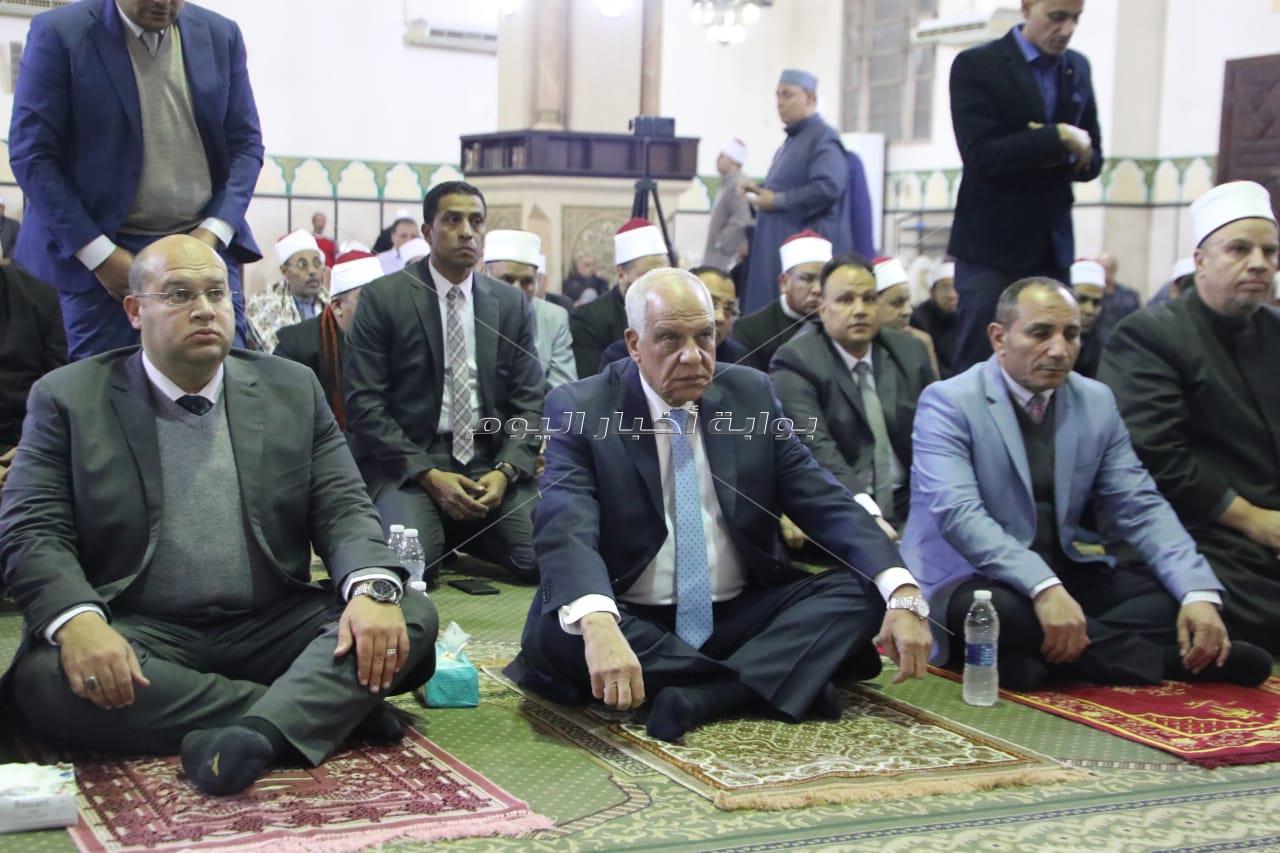 محافظ الجيزة يشهد احتفالية ذكري النصف من شعبان بمسجد المغفرة بالعجوزة