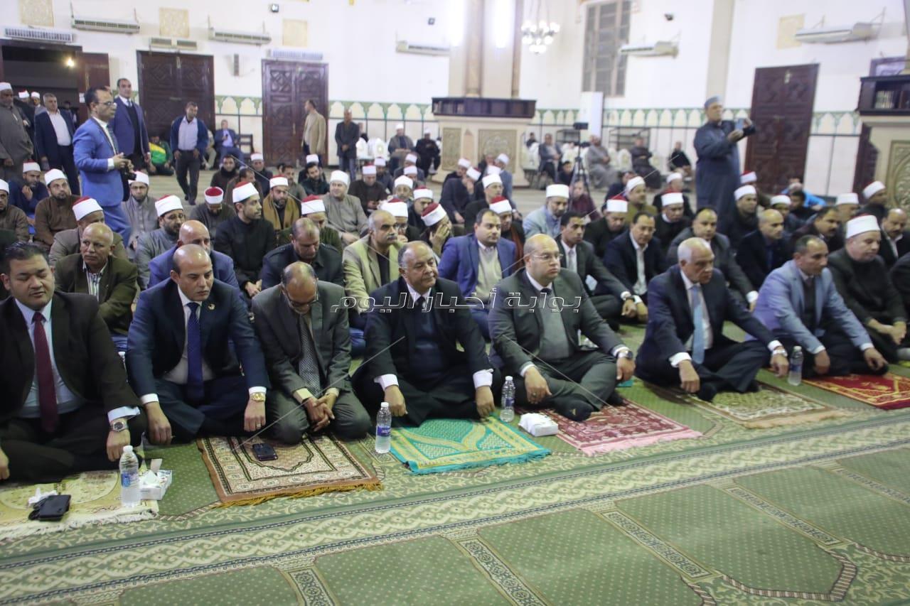 محافظ الجيزة يشهد احتفالية ذكري النصف من شعبان بمسجد المغفرة بالعجوزة