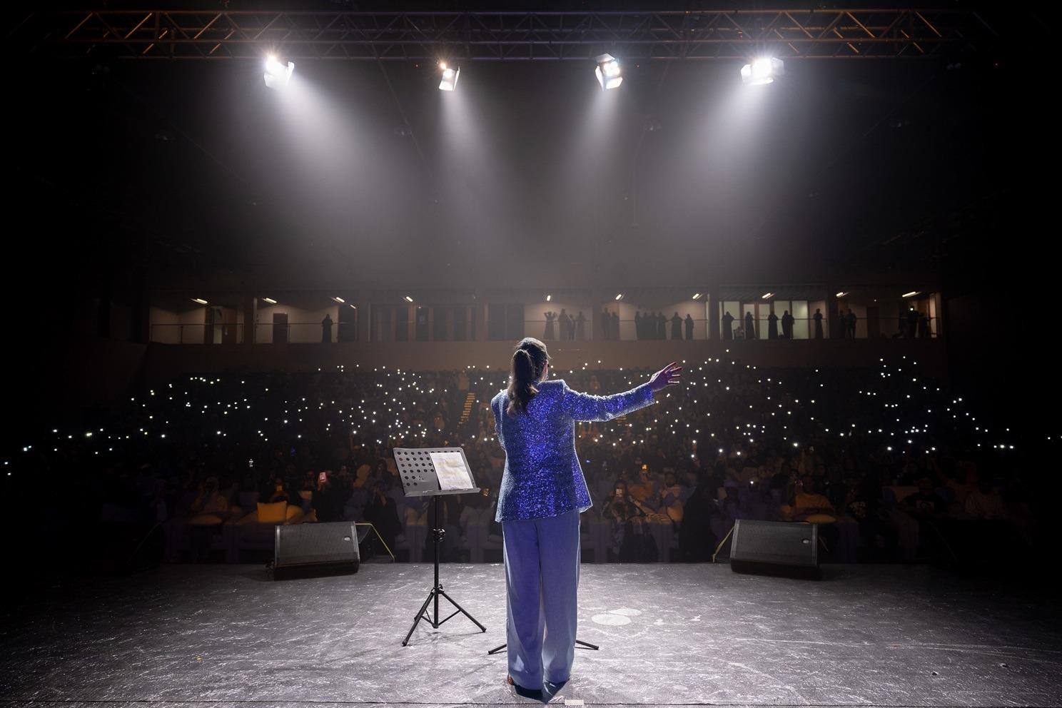 رشا رزق صوت «سبيس تون» الذهبd تسحر الآلاف بأغانيها