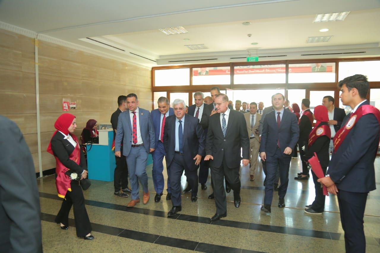 محافظ كفرالشيخ يستقبل وزير التعليم العالي خلال زيارته لجامعة كفر الشيخ