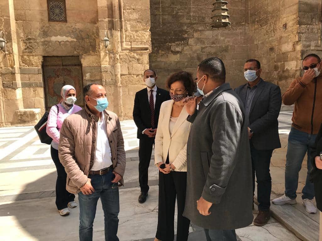 مدير عام منظمة اليونسكو تزور القاهرة التاريخية