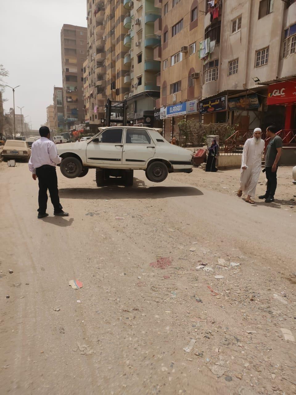  تجريد ونظافة شارع عثمان محرم بالطالبية