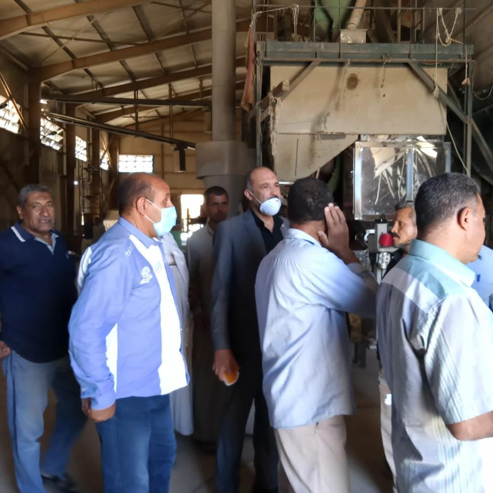 خلال الزيارات الميدانية على محطات التقاوي في محافظة الفيوم 