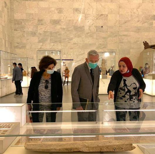 المتحف القومي للحضارة المصرية يستقبل سفير دولة فرنسا بالقاهرة 