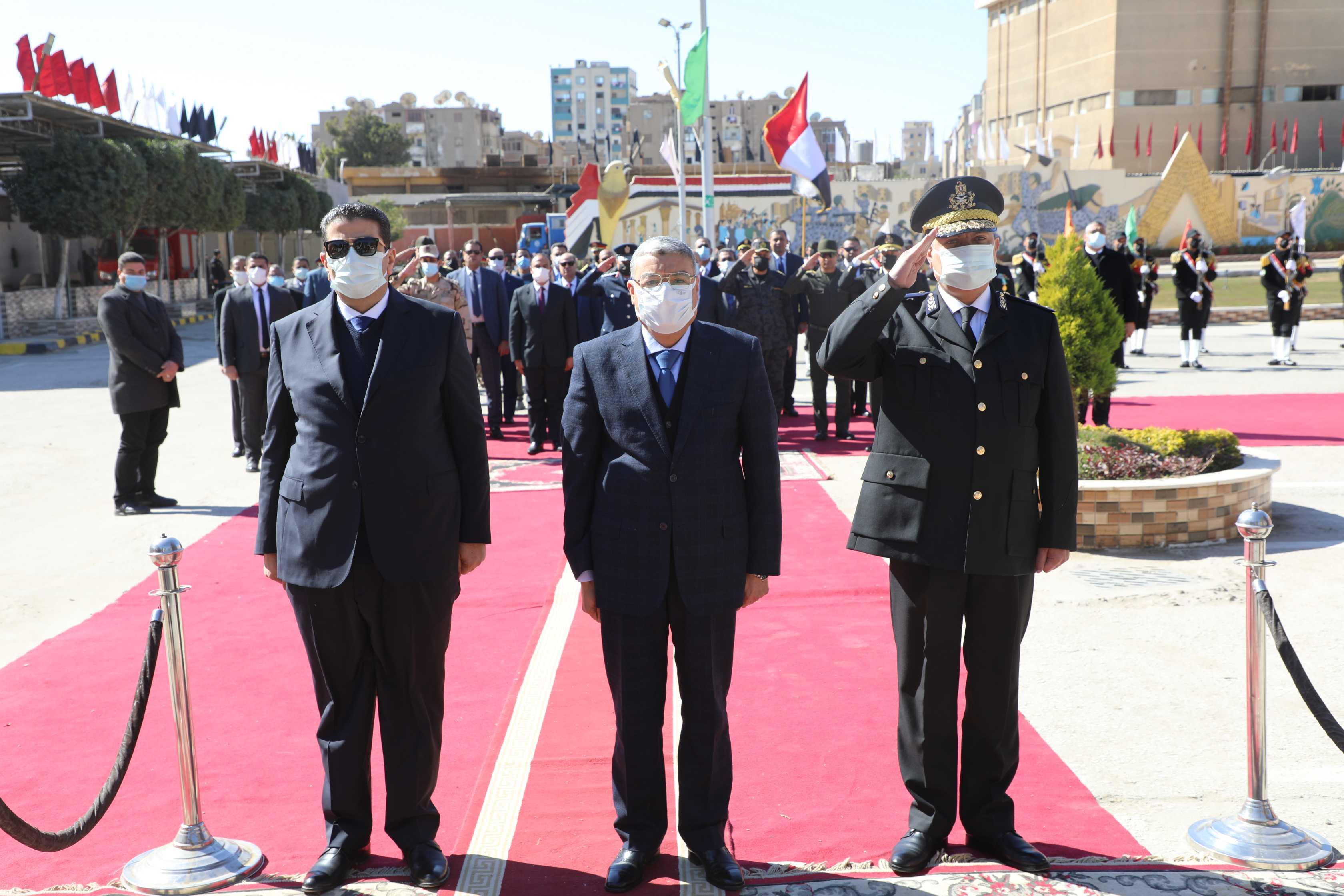 محافظ المنيا يشهد احتفال مديرية الأمن بالعيد ال70 للشرطة المصرية  