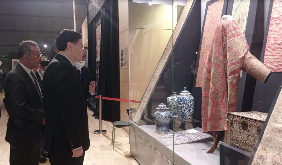 وزير خارجية الصين في المتحف القومي للحضارة المصرية