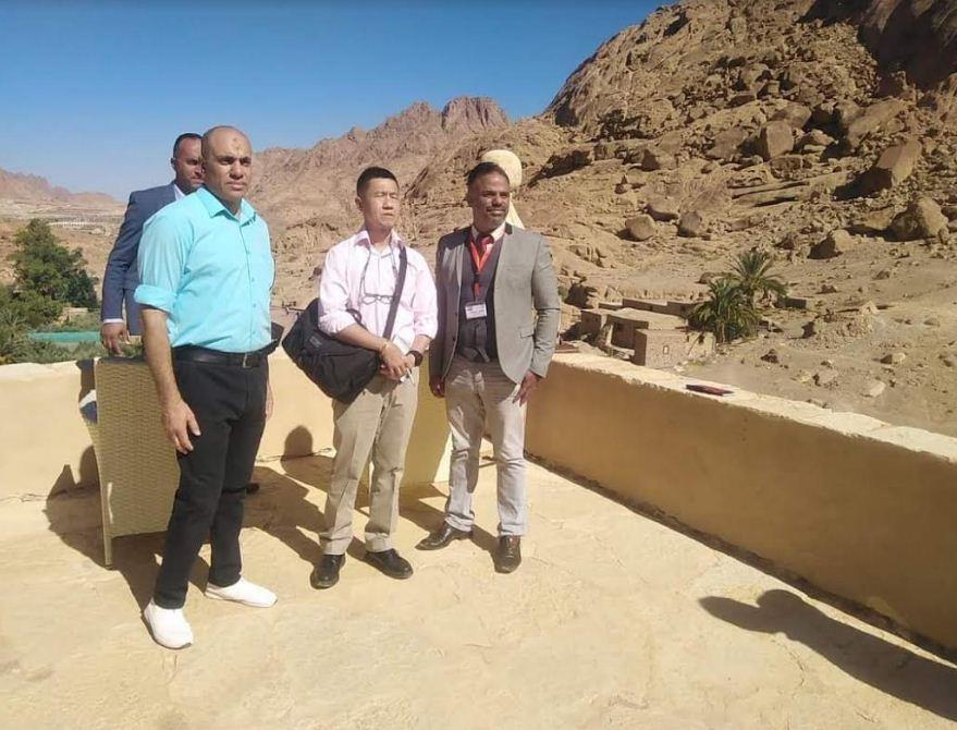 سفير مملكة تايلاند في مصر يزور منطقه أثار جنوب سيناء