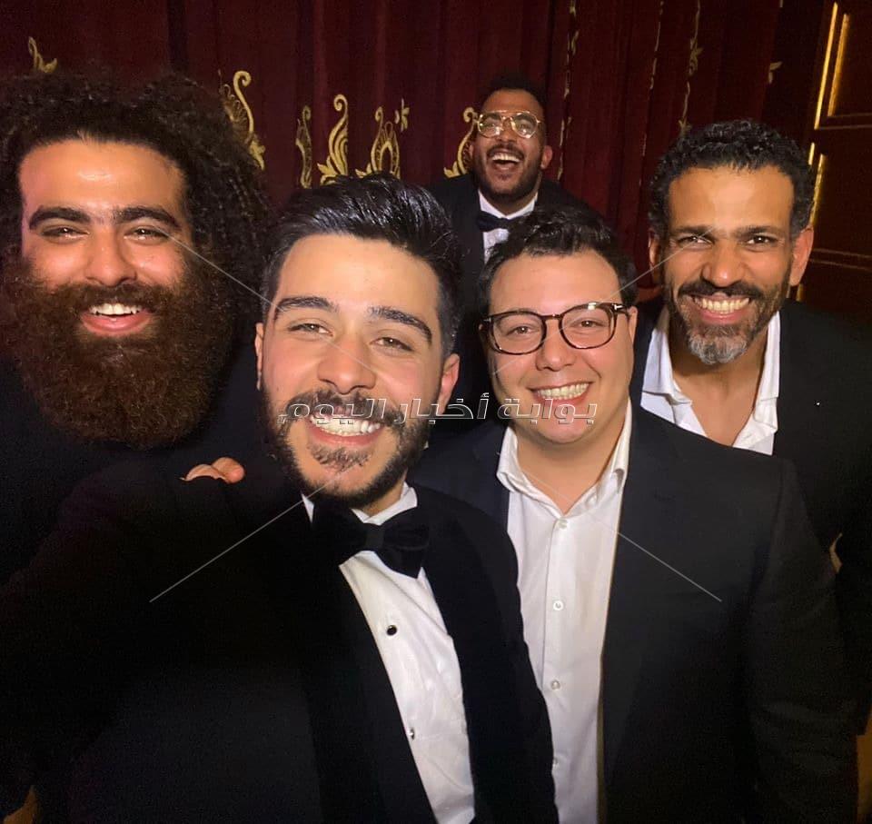 أحمد كامل يحتفل بزواجه بحضور العسيلي وتامر عاشور وشيكو 