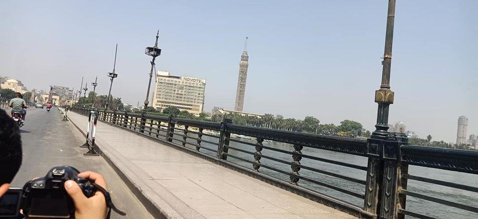  كورنيش النيل وقصر النيل بدون مواطنين في أول أيام عيد الأضحى