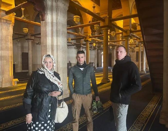 مسؤلين بوزارة الثقافه الفرنسية في مصر بهدف تنشيط السياحه