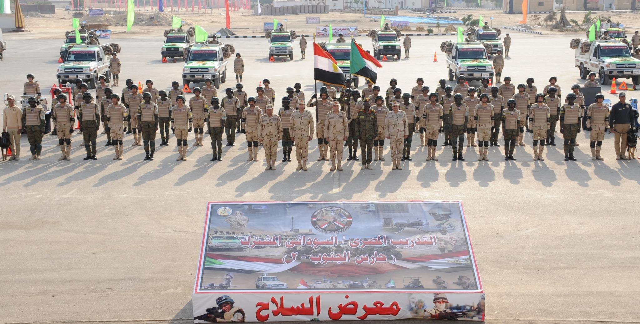 انطلاق فعاليات التدريب المصري السوداني المشترك «حارس الجنوب - 2»