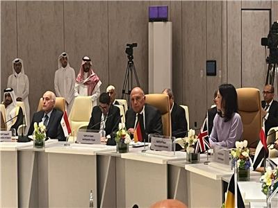 سامح شكري يشارك في الاجتماع الوزاري العربي الأوروبي لإنهاء الصراع بقطاع غزة 