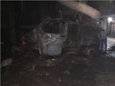 السيطرة على حريق شب بإحدى «سيارات الإسعاف» المتهالكة بالقاهرة