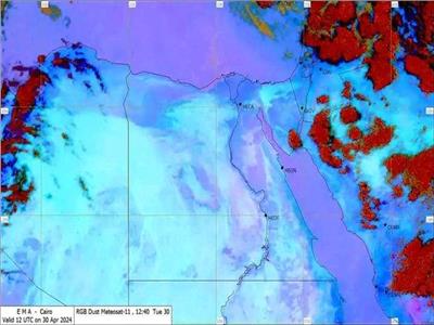 استمرار تكاثر السحب الرعدية على جنوب سيناء وسقوط أمطار رعدية