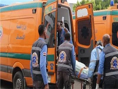 إصابة 3 أشخاص في حادث انقلاب سيارة نقل بطريق أبوسمبل - أسوان