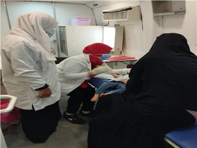 الكشف الطبي على 609 مواطنين بالقافلة الطبية المجانية بالإسماعيلية