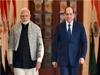 الرئيس السيسي يهنئ رئيس وزراء الهند بفوزه بولاية ثالثة