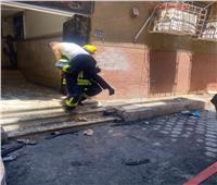 مشاهد إنسانية لأبطال الشرطة في إنقاذ مصابي حريق كنيسة أبو سيفين| صور