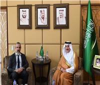 السفير السعودي بالقاهرة يلتقي بممثل منظمة اليونيسف