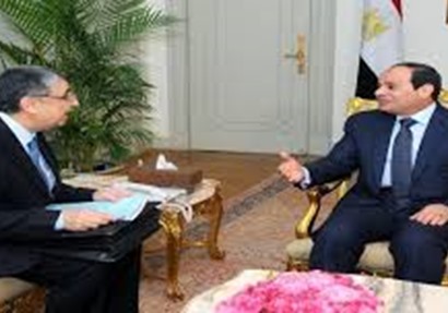الرئيس عبد الفتاح السيسي مع وزير الكهرباء والطاقة ..صورة تعبيرية