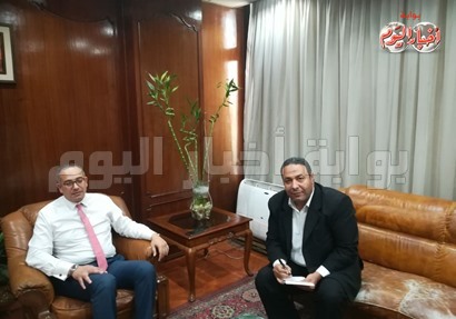 د أحمد درويش  نائب وزير الاسكان خلال حوار لبوابة اخبار اليوم 
