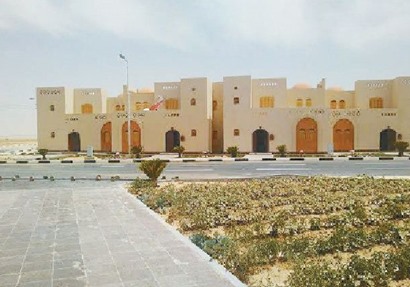 إحدى القرى النموذجية بمدينة الفرافرة