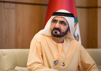 الشيخ محمد بن راشد آل مكتوم رئيس مجلس الوزراء الإماراتي حاكم دبي