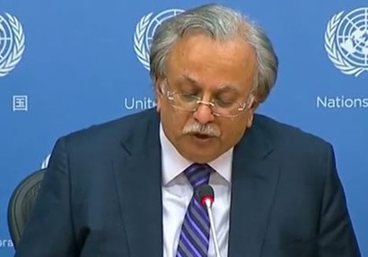 عبد الله المعلمي مندوب السعودية في الأمم المتحدة