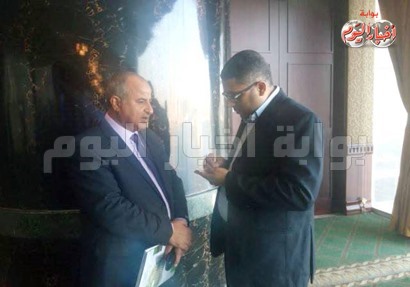 الدكتور أيمن عمار خلال حواره مع محرر بوابة أخبار اليوم