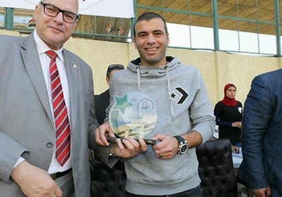 عماد متعب خلال مشاركته بـ " كأس من أجل مصر "
