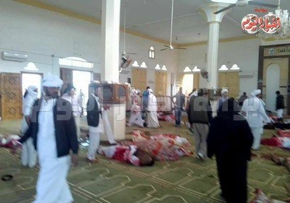 انفجار مسجد ببئر العبد