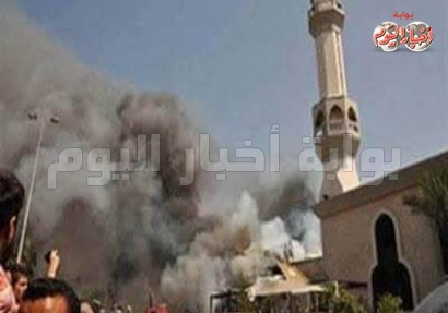 لحظة انفجار المسجد