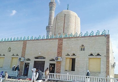 حادث الروضة   شمال سيناء  العريش  مسجد الروضة
