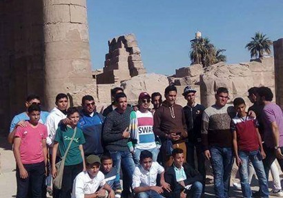 شباب جنوب سيناء يختتم زيارتة لمدينتى الاقصر واسوان 